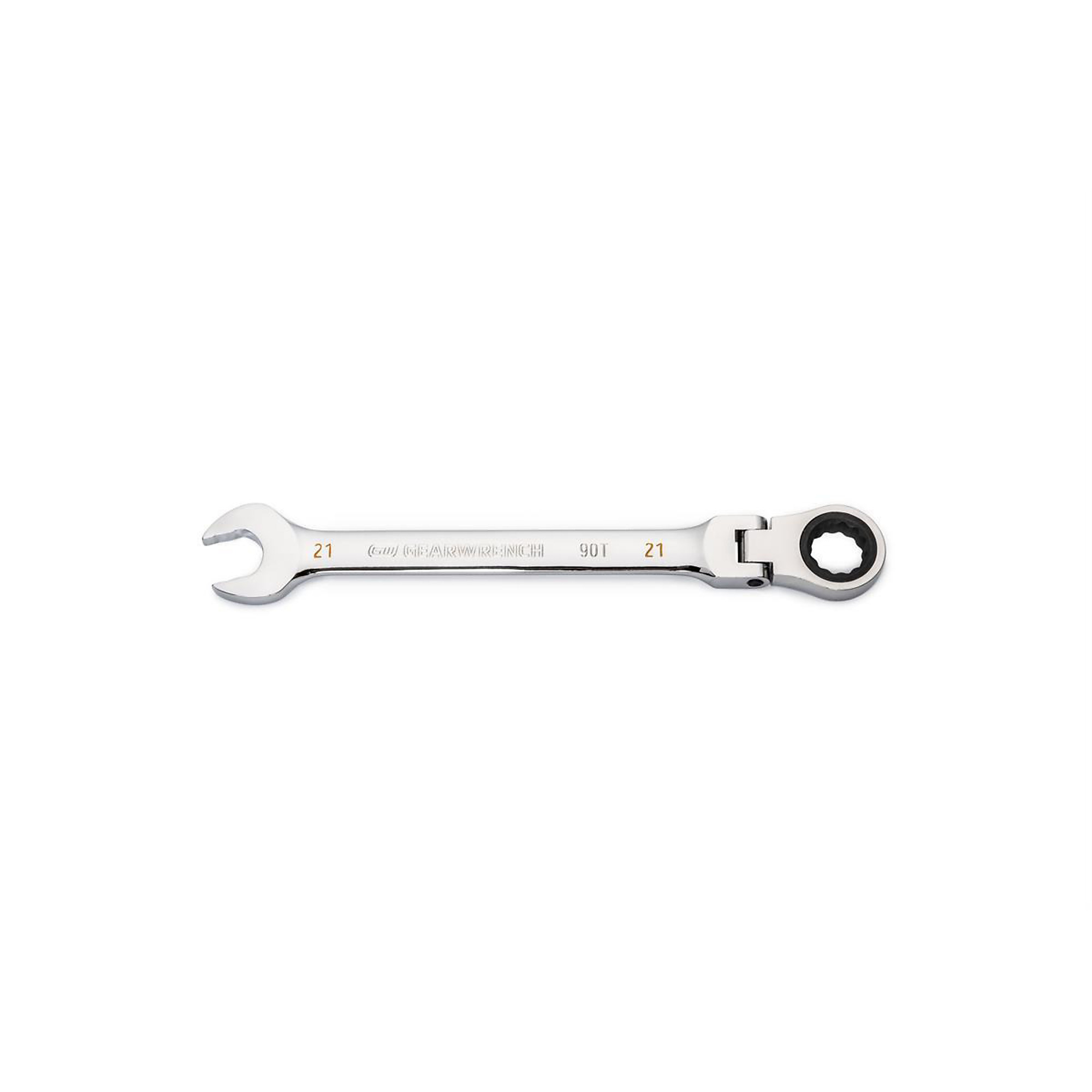 GearWrench 21mm Flex Combination Ratchet Wrench — 90-Tooth, 12-Point, Model# KDT86721